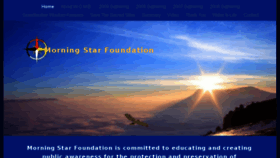 What Themorningstarfoundation.org website looked like in 2018 (5 years ago)