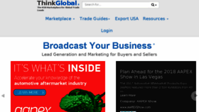 What Thinkglobal.com website looked like in 2018 (5 years ago)