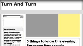What Turnandturn.com website looked like in 2018 (5 years ago)