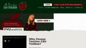 What Teacherceutoolbox.com website looked like in 2018 (5 years ago)