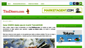What Titodinero.com website looked like in 2018 (6 years ago)