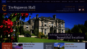 What Treysgawen-hall.co.uk website looked like in 2018 (5 years ago)