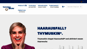 What Thymuskin.de website looked like in 2018 (5 years ago)
