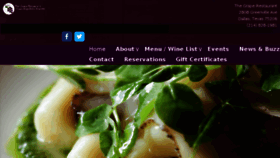 What Thegraperestaurant.com website looked like in 2018 (5 years ago)