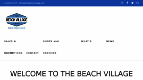 What Thebeachvillage.com website looked like in 2018 (5 years ago)