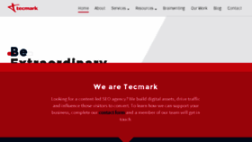 What Tecmark.co.uk website looked like in 2018 (5 years ago)