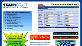 What Teamcraft.in website looked like in 2018 (5 years ago)