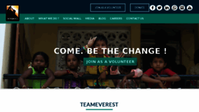 What Teameverestindia.org website looked like in 2018 (6 years ago)
