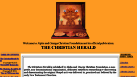 What Thechristianherald.info website looked like in 2018 (5 years ago)