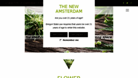 What Thenewamsterdam.com website looked like in 2018 (5 years ago)