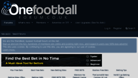 What Thefootballforum.net website looked like in 2018 (8 years ago)