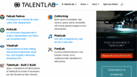 What Talent-lab.it website looked like in 2018 (5 years ago)