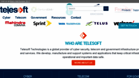 What Telesoft-technologies.com website looked like in 2018 (5 years ago)