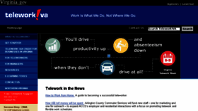 What Teleworkva.org website looked like in 2018 (5 years ago)
