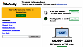 What Tangled.com website looked like in 2018 (7 years ago)