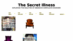 What Thesecretillness.com website looked like in 2018 (5 years ago)