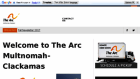 What Thearcmult.org website looked like in 2018 (5 years ago)