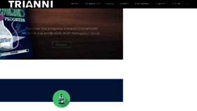 What Trianni.com website looked like in 2018 (5 years ago)