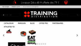 What Training-distribution.com website looked like in 2018 (5 years ago)