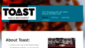 What Toastnyc.com website looked like in 2018 (5 years ago)
