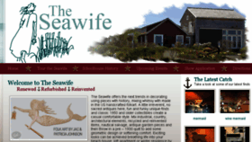 What Theseawife.com website looked like in 2018 (5 years ago)