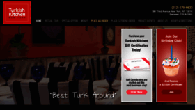 What Turkishkitchenny.com website looked like in 2018 (5 years ago)