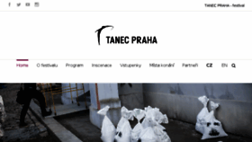 What Tanecpraha.org website looked like in 2018 (5 years ago)