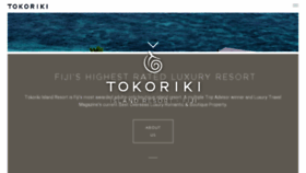 What Tokoriki.com website looked like in 2018 (5 years ago)