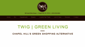 What Twigliving.com website looked like in 2018 (5 years ago)