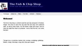 What Thefishandchipshop.com website looked like in 2018 (5 years ago)