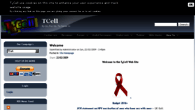 What Tcell.org.uk website looked like in 2018 (5 years ago)