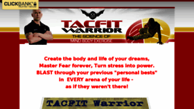 What Tacfitwarrior.com website looked like in 2018 (5 years ago)