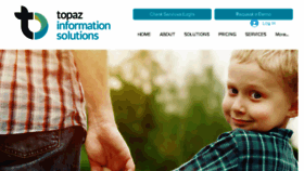 What Topazis.com website looked like in 2018 (5 years ago)