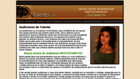 What Talento.com website looked like in 2018 (5 years ago)