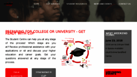 What Thestudentcentre.net website looked like in 2018 (7 years ago)