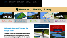 What Theringofkerry.com website looked like in 2018 (5 years ago)