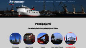 What Terrabalt.lv website looked like in 2018 (5 years ago)