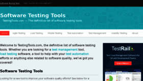 What Testingtools.com website looked like in 2018 (5 years ago)