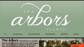 What Thearborsevents.com website looked like in 2018 (5 years ago)