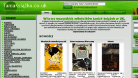 What Tanieksiazki.co.uk website looked like in 2018 (5 years ago)