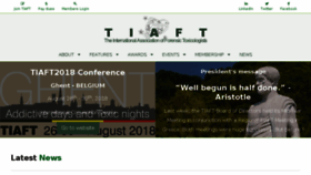What Tiaft.org website looked like in 2018 (5 years ago)