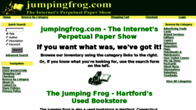 What Thejumpingfrog.com website looked like in 2018 (5 years ago)