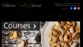 What Thecheshirecookeryschool.com website looked like in 2018 (5 years ago)