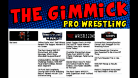 What Thegimmick.com website looked like in 2018 (5 years ago)
