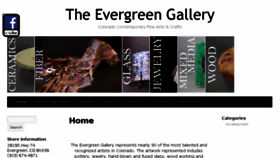 What Theevergreengallery.com website looked like in 2018 (5 years ago)