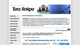 What Tararokpa.de website looked like in 2018 (5 years ago)
