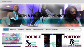 What Truthandfellowship.org website looked like in 2018 (5 years ago)
