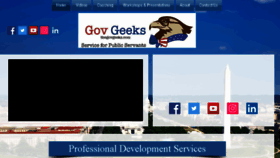 What Thegovgeeks.com website looked like in 2018 (5 years ago)