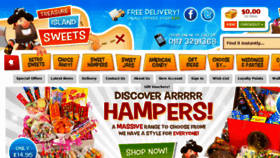 What Treasureislandsweets.co.uk website looked like in 2018 (7 years ago)