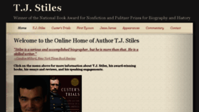 What Tjstiles.net website looked like in 2018 (5 years ago)